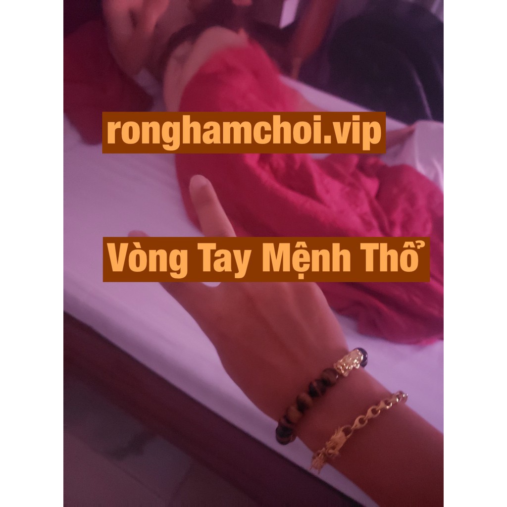 Ronghamchoi.vip-Vòng Tay Phong Thủy nam giới Mệnh Thổ