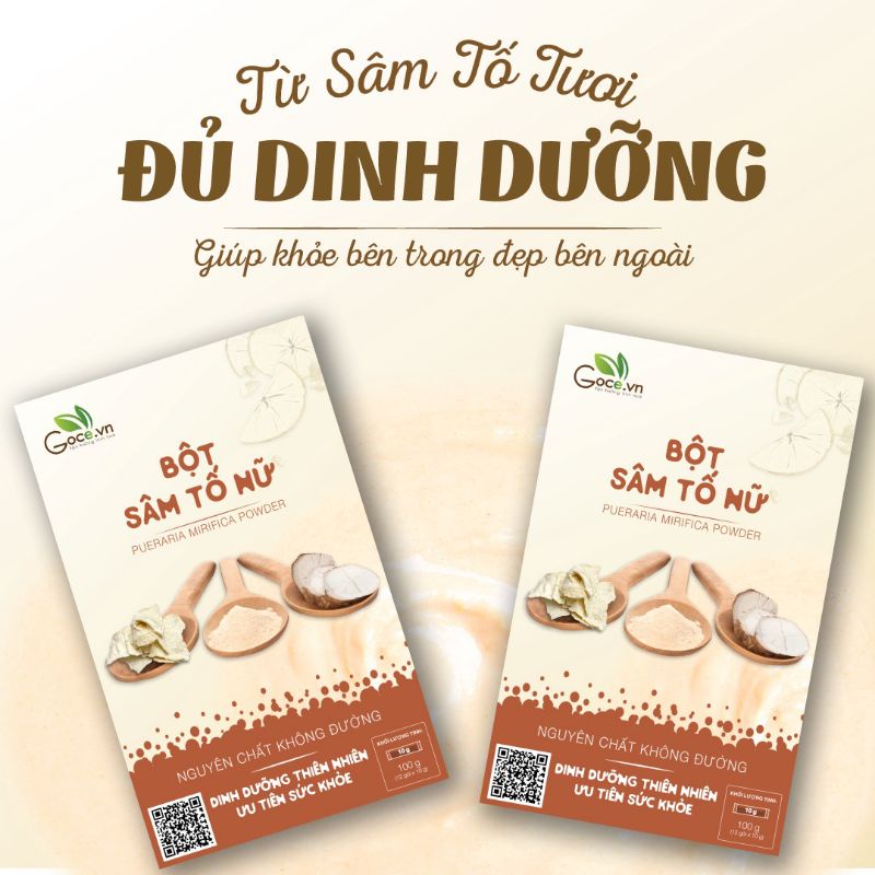 BỘT SÂM TỐ NỮ NGUYÊN CHẤT HỘP 120G