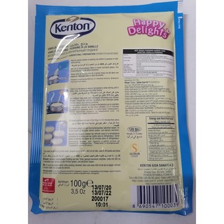 [100g - VANILLA] Bột làm bánh pudding hương Vani [Turkey] KENTON Vanilla Pudding (halal) (vvk-hk)