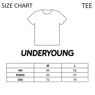 UNDERYOUNG - Áo thun basic Popular Logo type