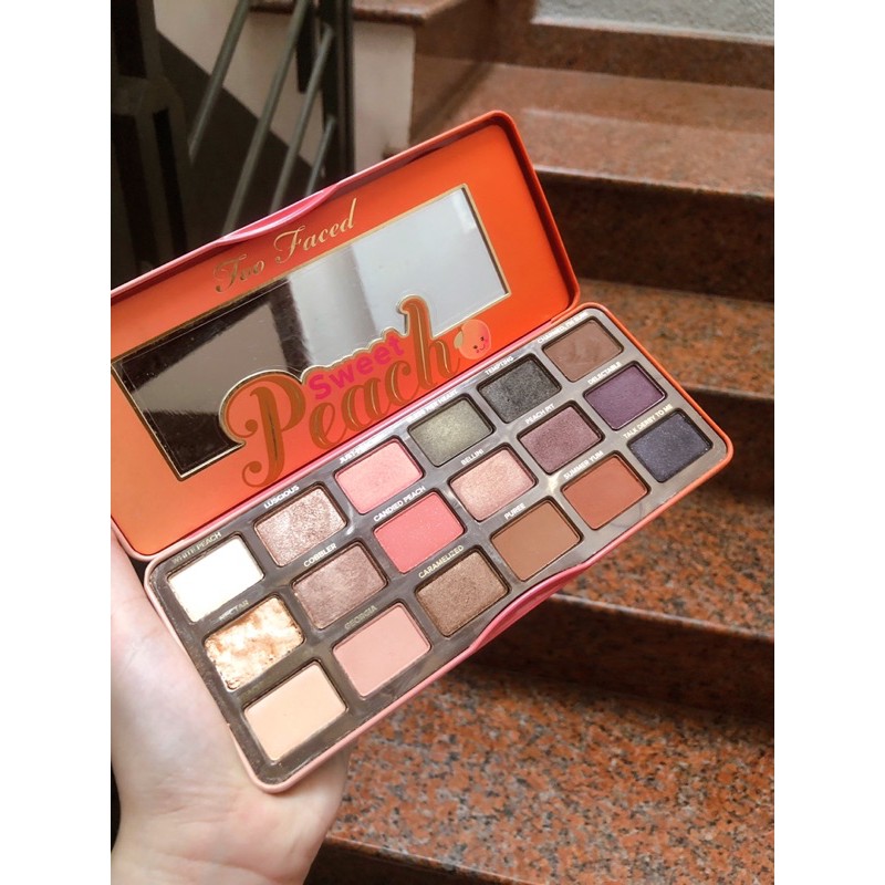 Thanh lý bảng mắt Too Faced Sweet Peach eyeshadow palette