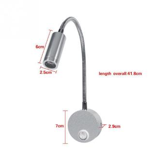 Globedealwin LED Flash support support đọc sách màu bằng nhôm