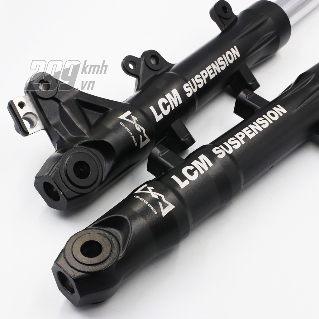 Bộ phuộc trước LCM Racing thay thế như zin dành cho xe Honda Winner X - Ti trắng