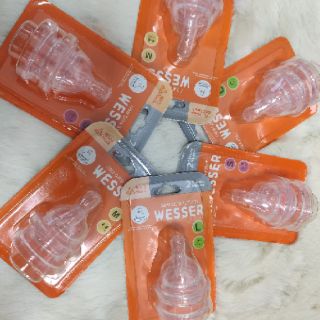 (Chính hãng)Núm ti Wesser cổ rộng S/M/L
