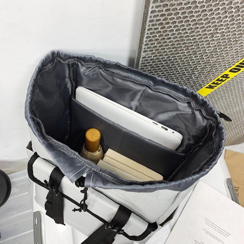 Balo thời trang unisex phong cách Hàn Quốc, đựng lap 15.6 inch, tặng kèm 3 stickers