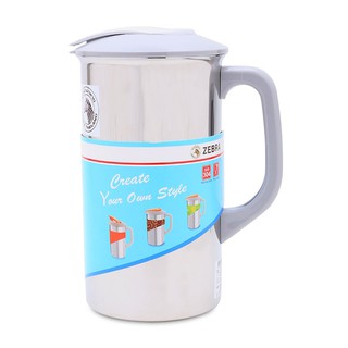 Bình Nước Inox Zebra Zelect 1.9l-11cm Nắp Bật - 115028 . Inox 304 An Toàn Không Độc Hại