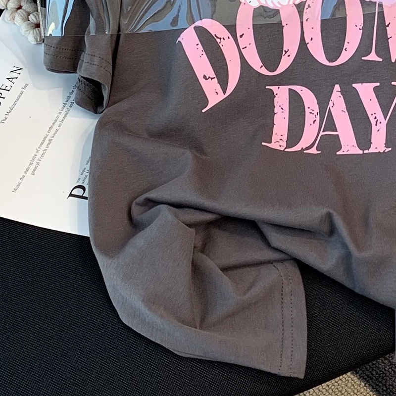 NRVP Áo Thun Nữ Tay Ngắn In Hình Phong Cách Hàn Quốc Thời Trang Mùa Hè 2022