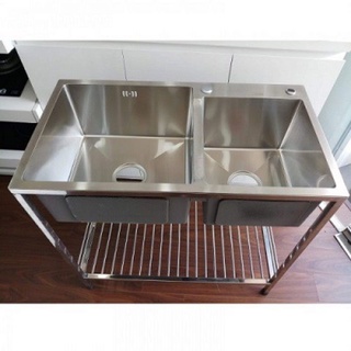 Chậu rửa chén đúc chuẩn inox 304 sịn siêu dầy hàng cao cấp