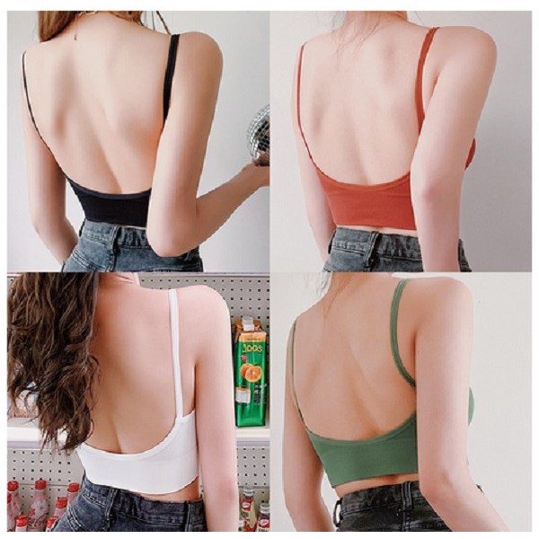Áo Bra Chử U Khoét Lưng Hai Dây 👗 FREESHIP 👗 Áo Bra Chử U Khoét Lưng Thể Thao Gym Yoga( Free size) GAO 129 Lê-Ngọc | BigBuy360 - bigbuy360.vn