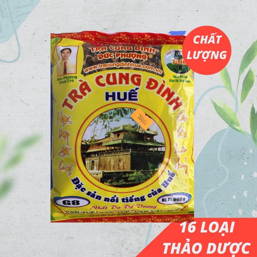 Trà Cung Đình Huế G8 Đức Phượng 500g - Đậm đà hương vị Cố Đô