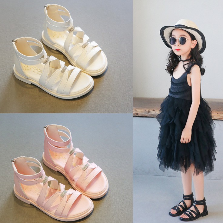 Sandal chiến binh sandal bé gái mới lạ phong cách Hàn Quốc đi thoáng êm chân