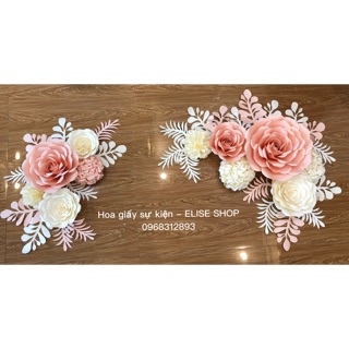 [[Set hoa giấy trang trí cửa hàng, spa Rẻ Bền Đẹp ( có hướng dẫn cho khách tự gắn hoa)