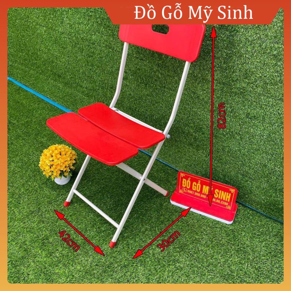 Ghế gập gấp gọn 3 mảnh khung sắt sơn tĩnh điện ghế văn phòng Xuân Hòa, Đồ nội thất gia đinh trường học