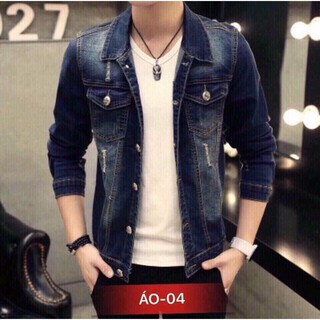 Áo khoác Jean nam đẹp phong cách