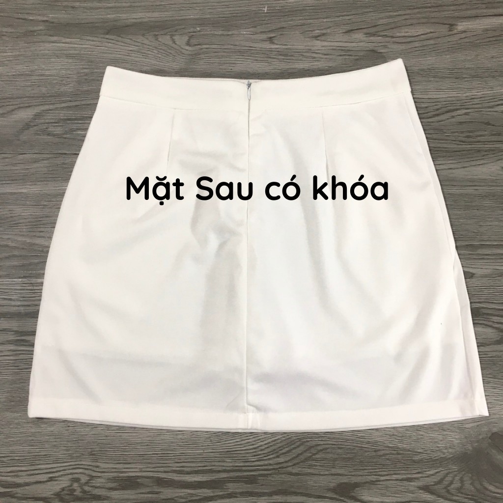 Chân váy ngắn chữ A công sở lưng cao thiết kế phong cách trẻ trung H&N Clothing CV1 | BigBuy360 - bigbuy360.vn