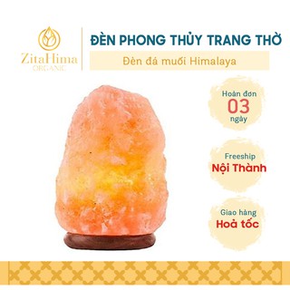 Đèn phong tủy trang thờ, đèn đá muối Himalaya mang lại không gian trang nhã