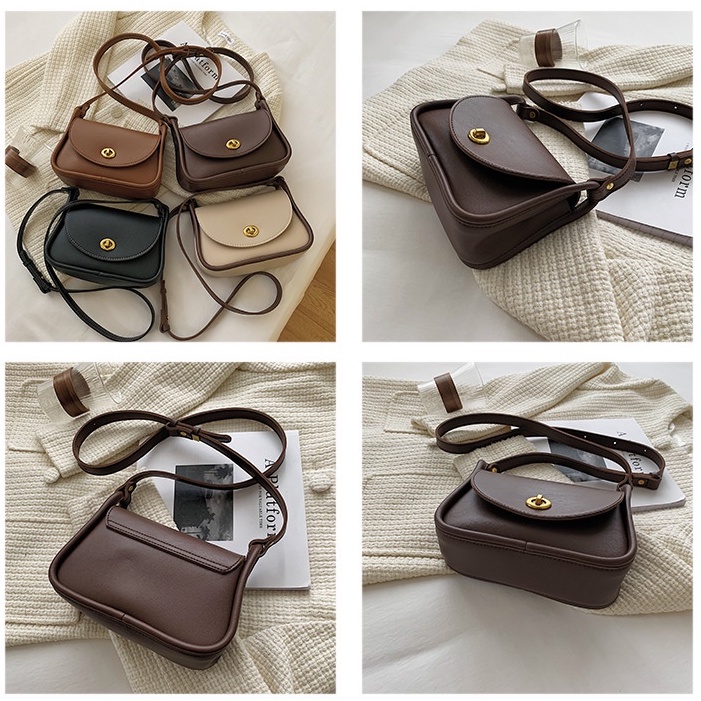 Túi xách nữ đeo chéo, đeo vai thời trang, kiểu dáng túi xách vintage - JULIE 113