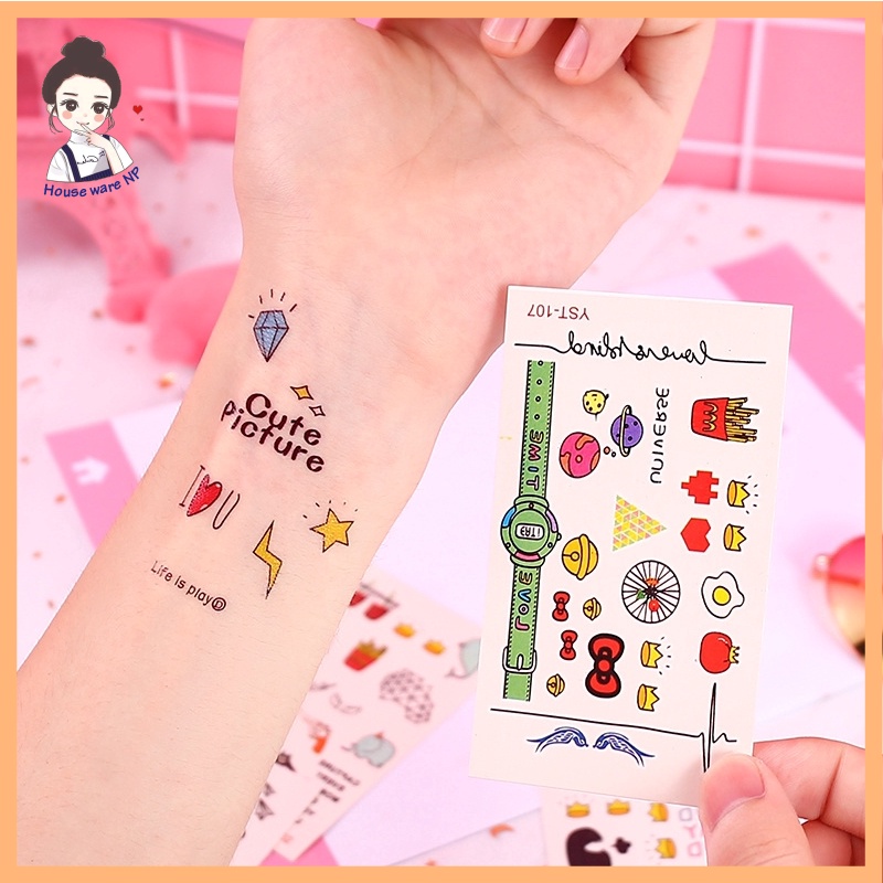 Miếng dán săm hình cute.