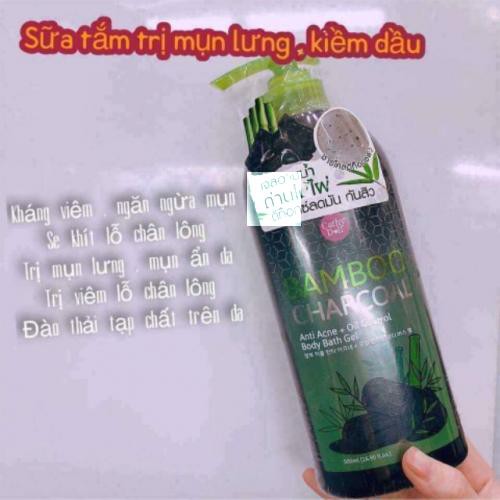 Sữa tắm than cây tre BAMBOO CHARCOAL THÁI LANCHÍNH HÃNG