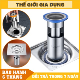 Phụ kiện Ngăn mùi nhà tắm - INOX 304 lắp thoát sàn chống mùi hôi ngăn vi khuẩn trào ngược