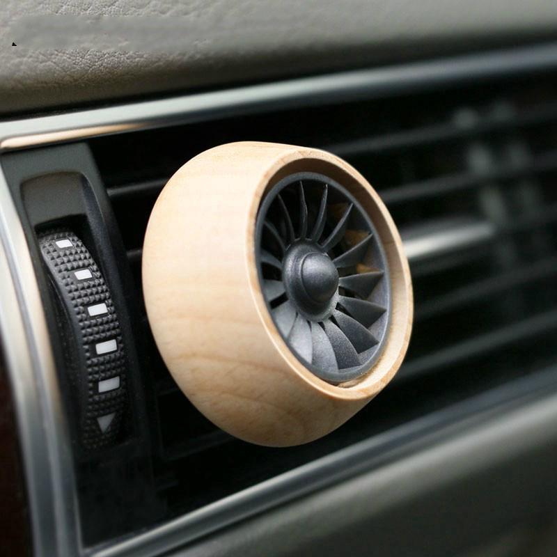 Car Perfume Clip Air Freshener Air Outlet AC Vent Fragrance Clips Solid Wood Creative Air Conditioner Auto Engine Car