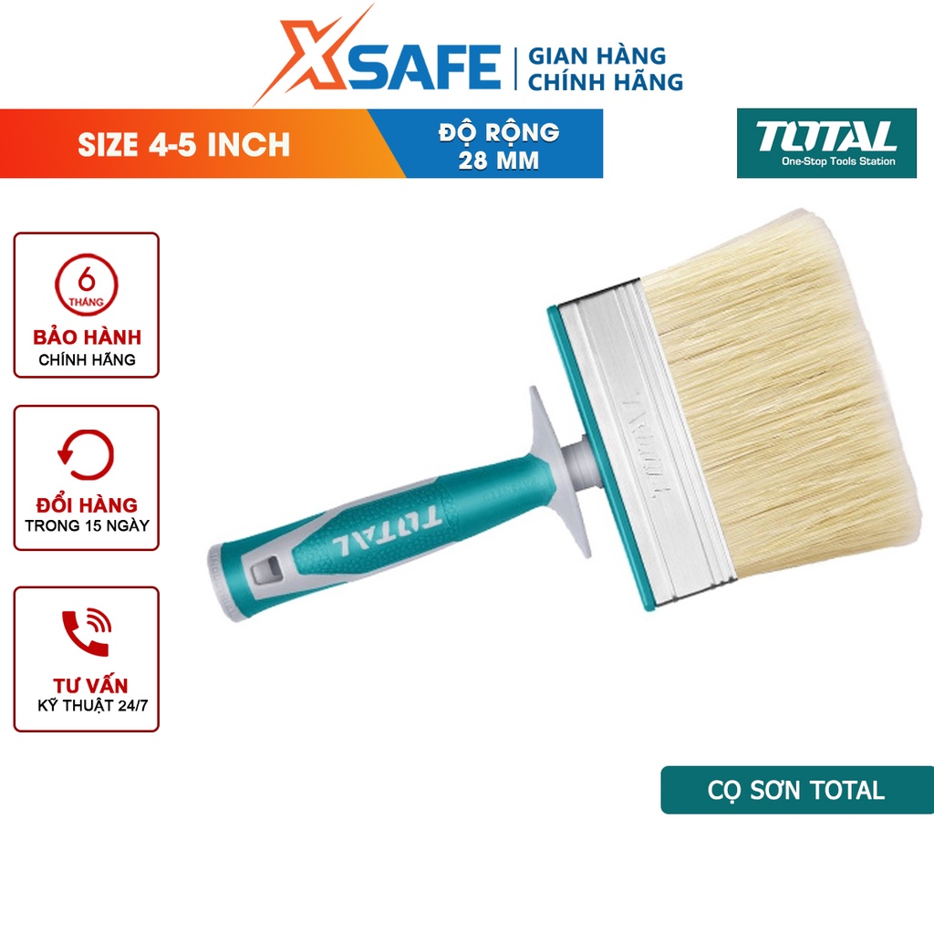 Cọ sơn TOTAL 4-5 inch dùng quét sơn, quét bụi bẩn, vệ sinh máy tính, đồ điện tử, vệ sinh linh kiện cơ khí, máy móc