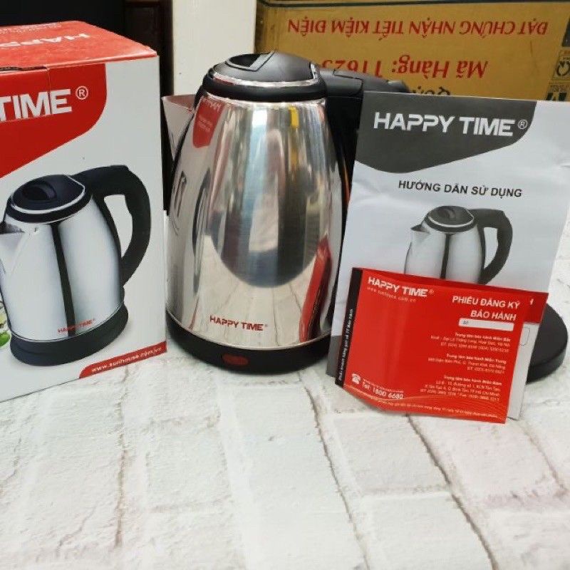 Ấm siêu tốc inox Happy Time HTD1081