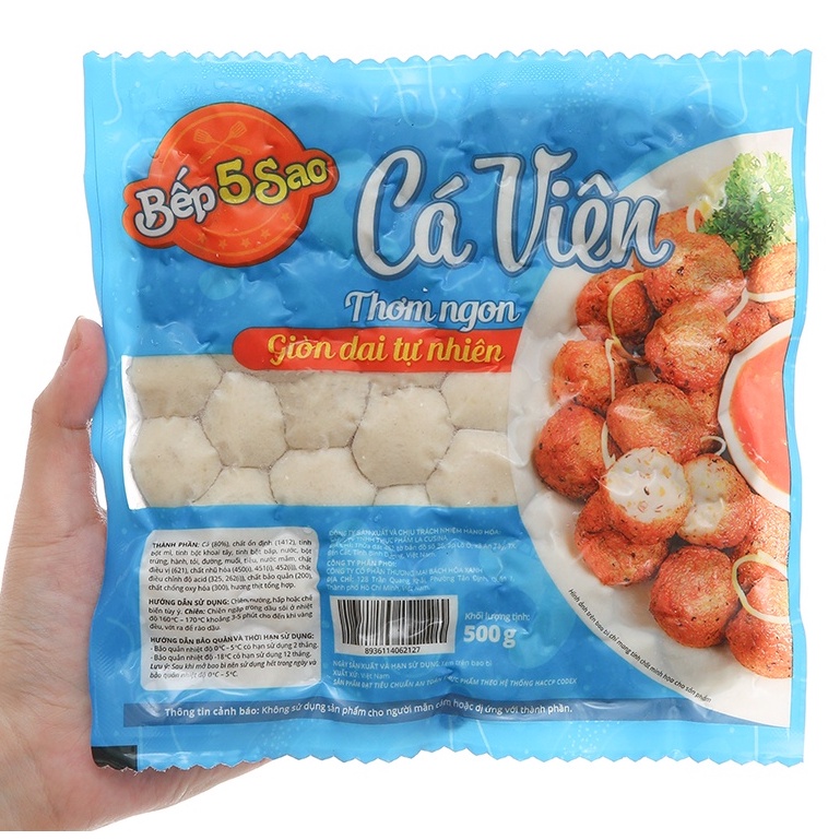Cá viên Bếp 5 sao [500g] - ship nhanh SG | BigBuy360 - bigbuy360.vn