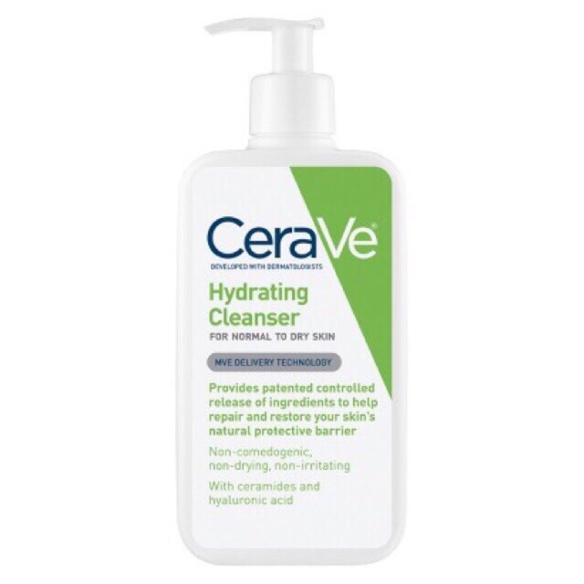 Sữa Rửa Mặt CeraVe Hydrating Cleanser dành cho da khô 355ml - 473ml