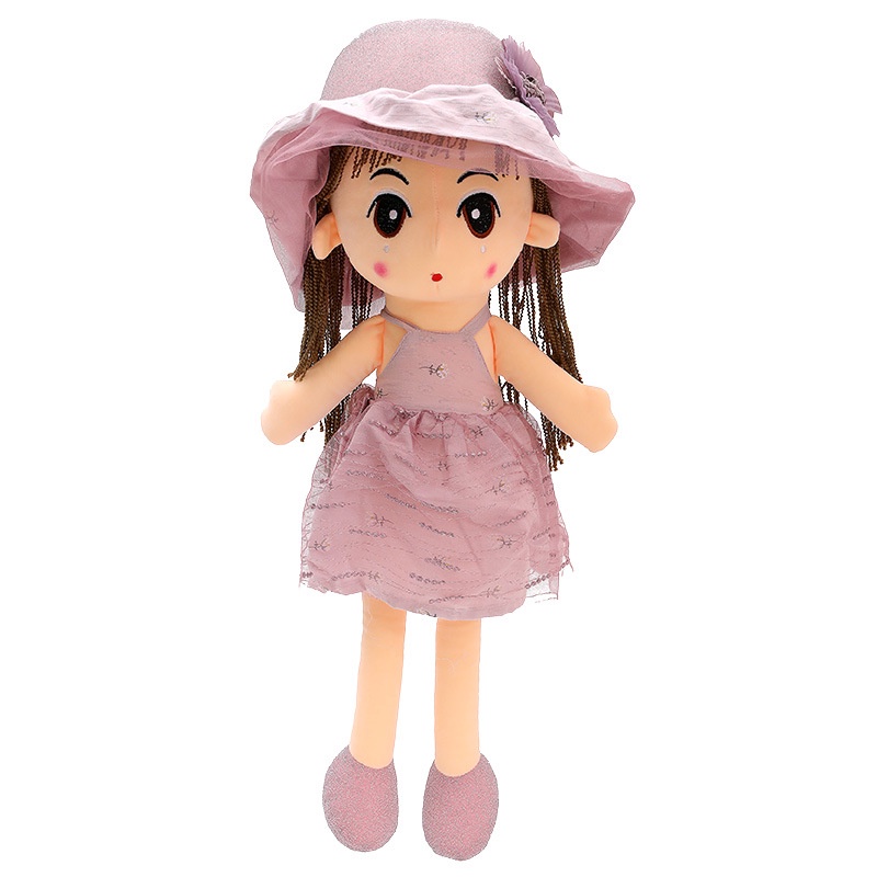 Búp Bê Mũ Rơm Cao Cấp - Gấu Bông Kích Thước 45cm Và 60cm