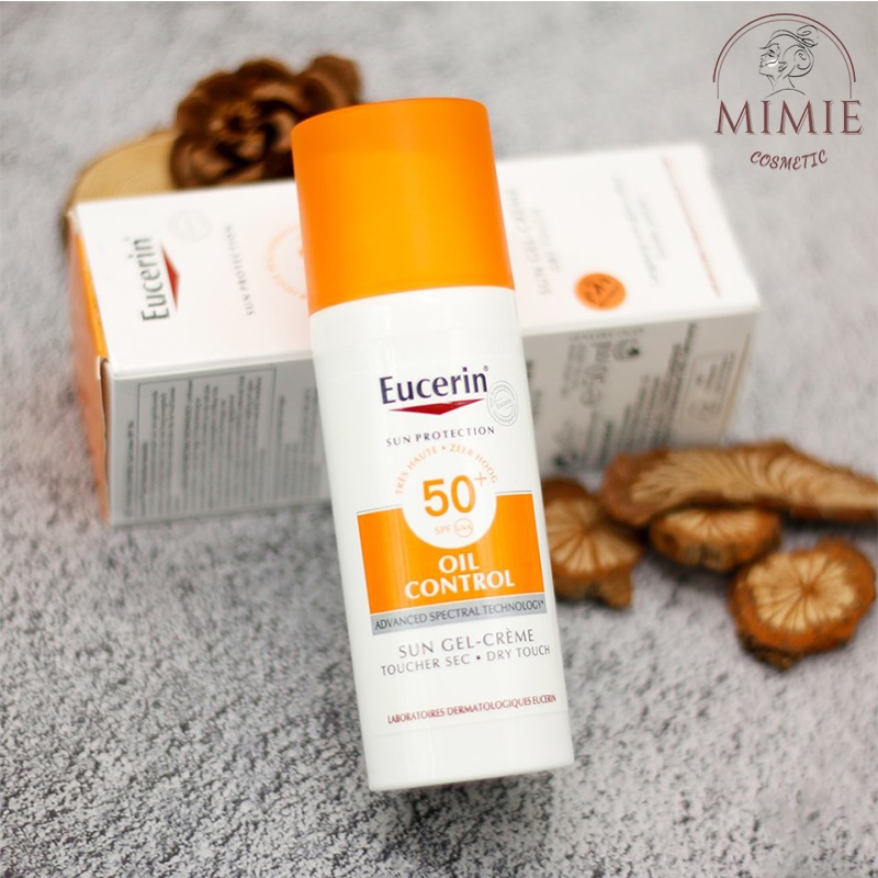 Kem Chống Nắng Eucerin Oil Control Sun Dry Touch SPF50+ Giảm Nhờn Cho Da Dầu Mụn 50ml