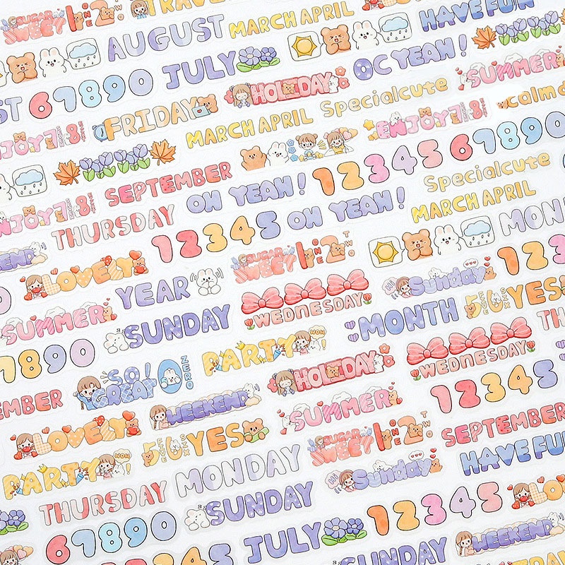 Miếng Dán Trang Trí Họa Tiết Hoạt Hình Dễ Thương Dành Cho Bé