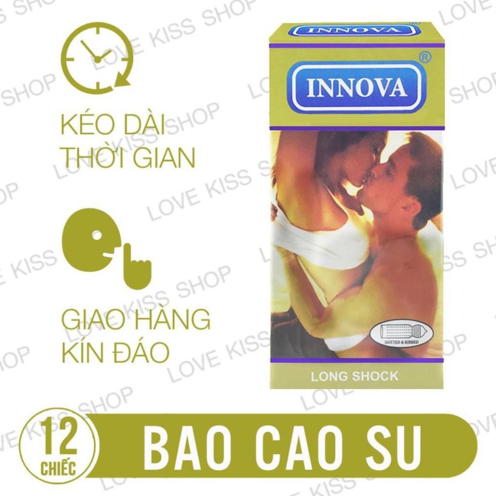 [KM] [Tiết Kiệm] Bộ 2 hộp bao cao su Innova vàng và Innova đen, hộp 12 cái