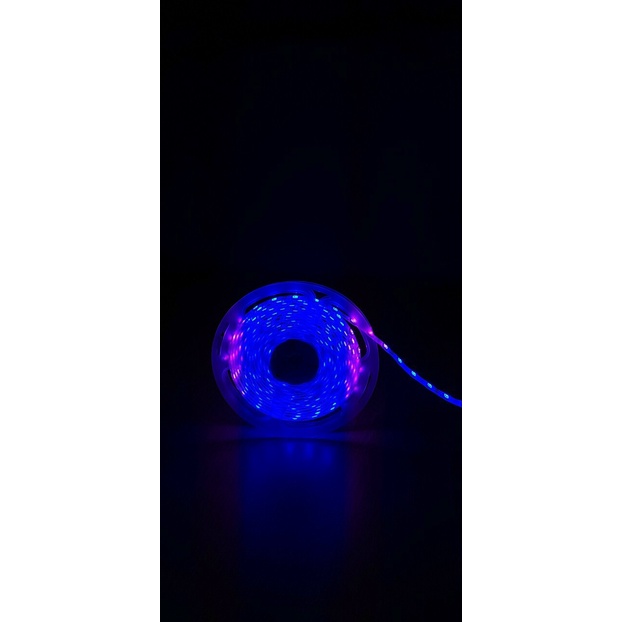 Led dây 5050 RGB nhiều màu có sẵn Remote + Adaper 3A có keo dán