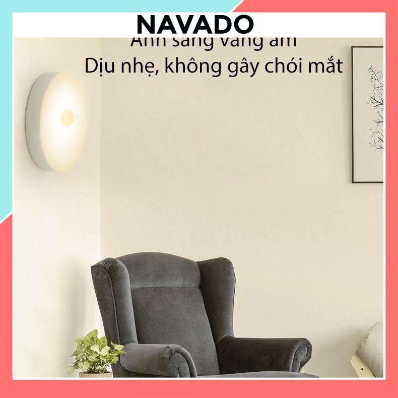 Đèn LED cảm ứng không dây thông minh dán tường tủ bếp cầu thang pin sạc USB ddenf led Light 002 NAVADO