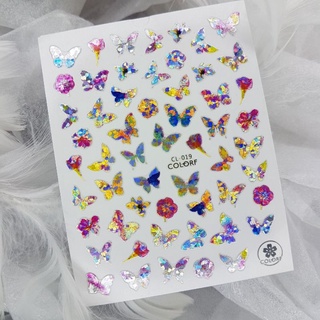 STICKER NAIL DÁN MÓNG B.ƯỚM - STICK 3D Lấp Lánh