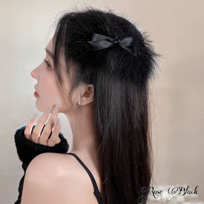 Kẹp tóc lông vũ 3 lớp loại 1 mã GD-881