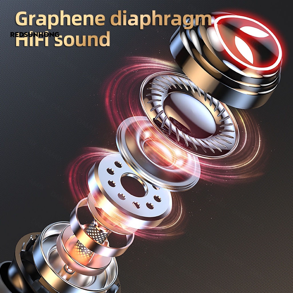 Tai Nghe RSH.z Bluetooth 5.2 Màn Hình LED Kỹ Thuật Số Có Thể Gọi Điện Cho Chơi Game