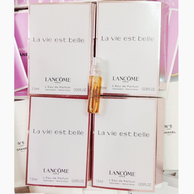 Vial nước hoa La Vie est Belle Lancome