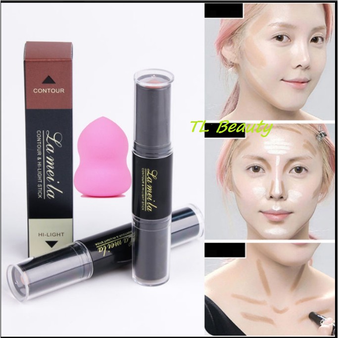 Bút Tạo Khối Và Che Khuyết Điểm Lameila Contour &amp; Hi-light Stick MXx