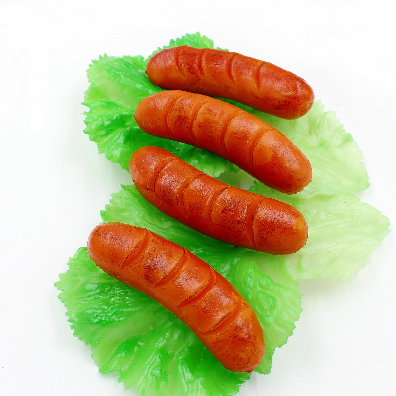 1 Mô Hình Hot Dog Giả Xúc Xích Trang Trí Nhà Bếp / Tiệc Tùng