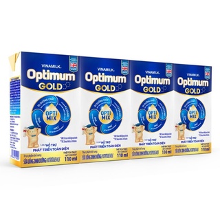 Sữa bột pha sẵn Optimum Gold - Lốc 4 hộp x 110ml