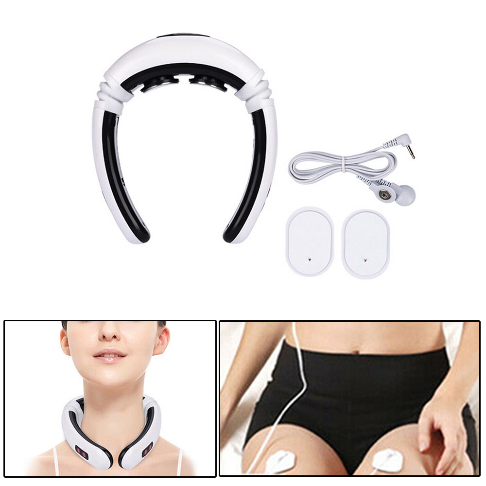Smart Electric Pulse Neck Massager Magnetic Cervical Therapy Vertebra Treatment Pain Relief
