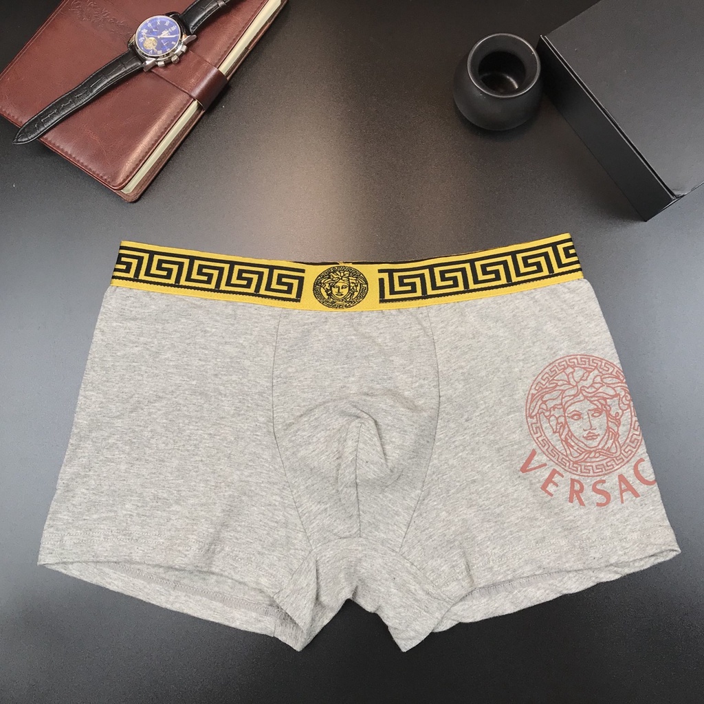 Versace Quần Lót Boxer cotton Mềm Chất Lượng Cao Cho Nam