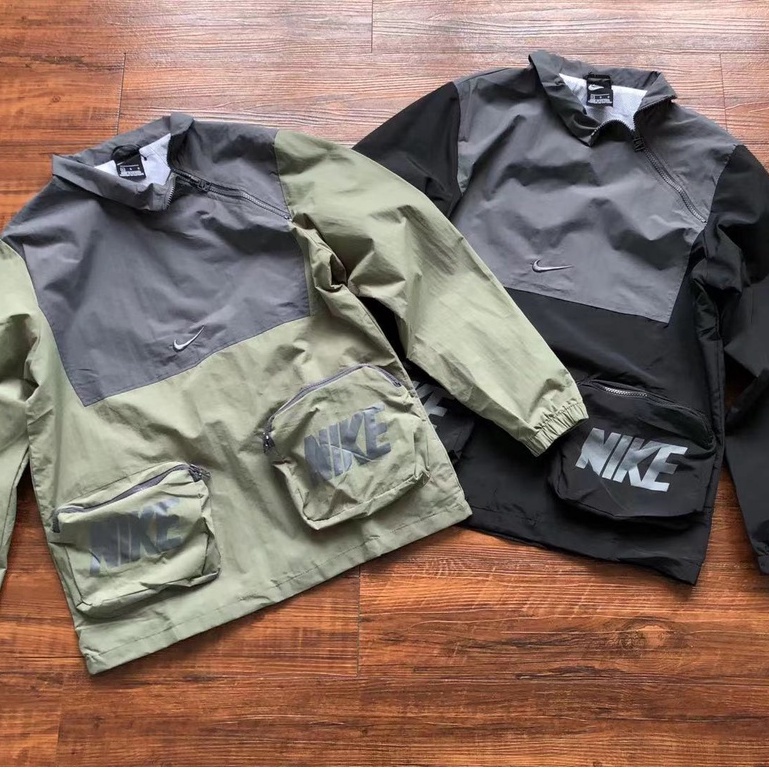 Áo khoác gió Nike authentic 2 màu phù hợp cho nam và nữ mùa đông