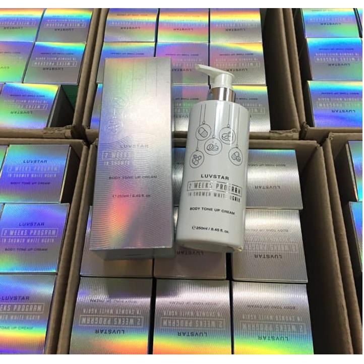 Kem dưỡng trắng da Luvstar Body Tone Up Cream 300ml