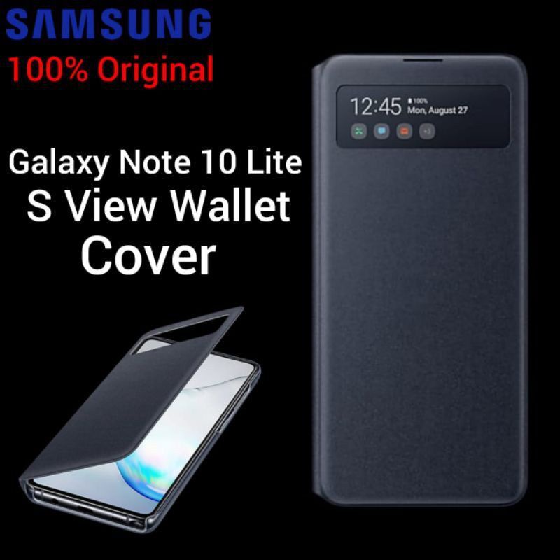 Bao da điện thoại nắp lật dạng ví cho Samsung Galaxy Note 10 Lite