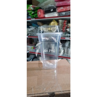 50 Bộ Ly Bằng Nắp Cầu Thấp Nắp vuông nắp cầu cao 360ml 600ml 500ml 700ml