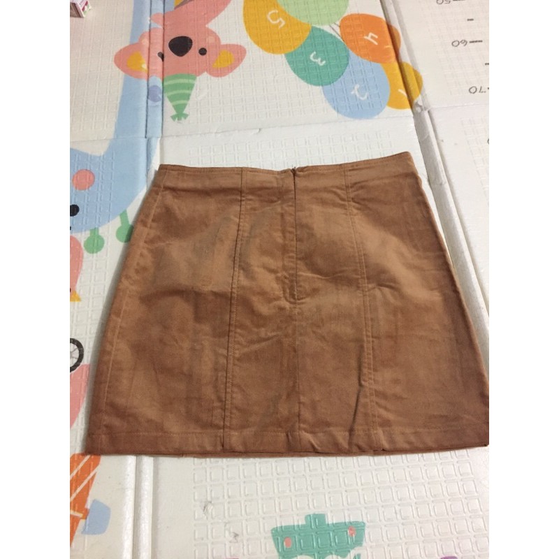 Chân váy nhung chữ A Forever 21 hàng vnxk size L
