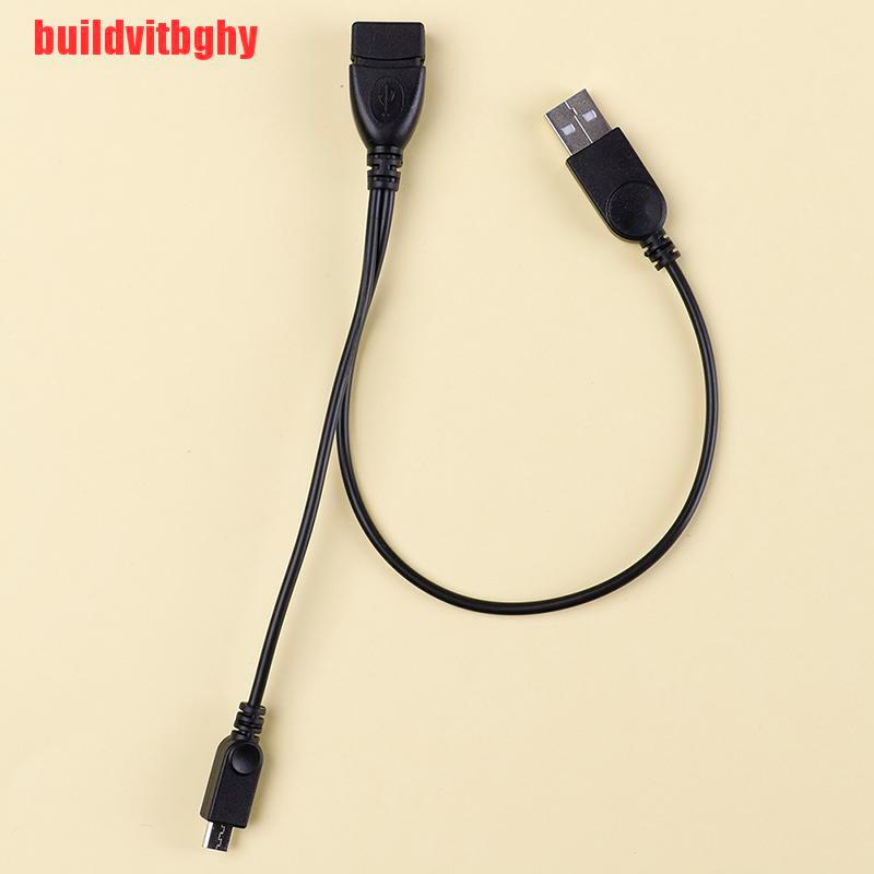 (Mua-Code) Cáp Chuyển Đổi Từ Micro Usb Đực Sang Usb Cái Cho Điện Thoại